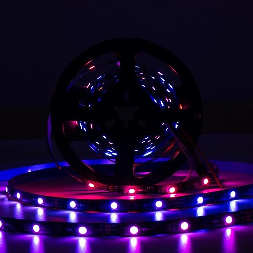 Miniatura 6 de WS2811 Tira de luz LED direccionable de píxeles 30LEDsm 10Pixelsm 150LEDs 50pixels SMD 5050 RGB Dream Color LED Pixel RGB Strip DC12V (16.4FT