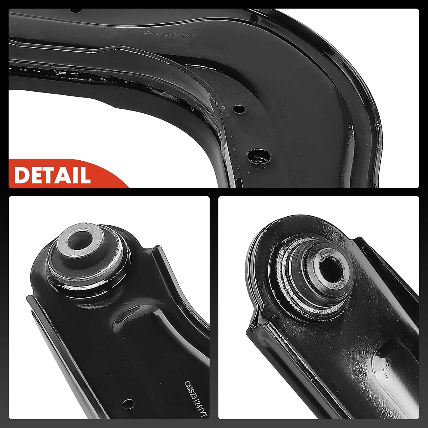 A-Premium 2 x Rear Upper Suspension Lateral Arm, with Bushing, Compatible with Chrysler Pacifica 2017 2018 2019 2020 2021 2022 2023