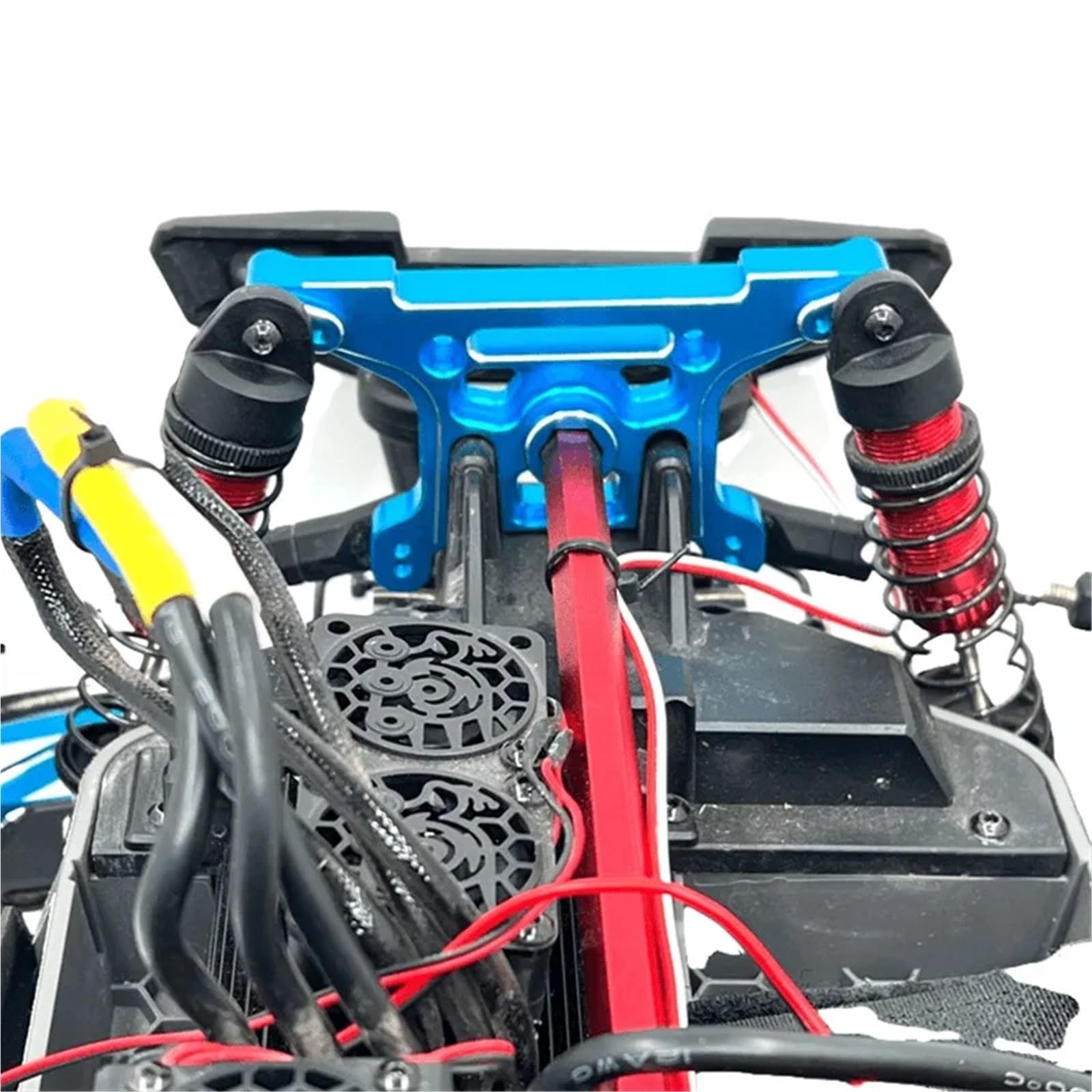 Per MJX Per Hyper Go 10208 V2 10270B 10280B 1/10 Metallo Ammortizzatore Anteriore Posteriore Piastra Torre RC Auto Parti Di Aggiornamento Accessori Ricambi Modellini RC