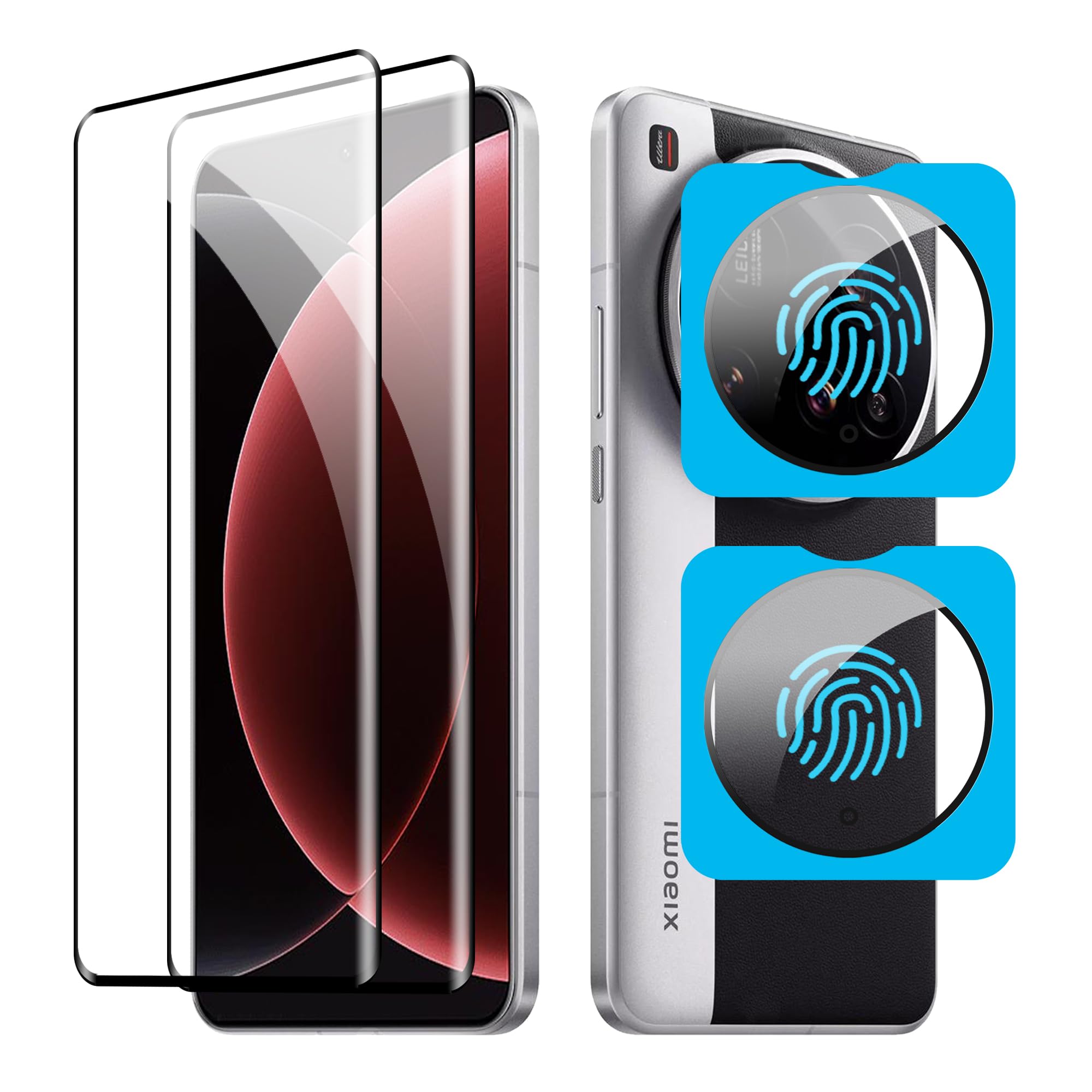 Pellicola Protettiva Vetro Temperato Per Fotocamera Xiaomi 15 Ultra - 2 Pezzi HD Antigraffio - Foto 11