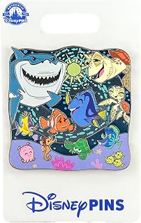 Disney Pin - Finding Nemo - Supporting Cast - Bruce, Crush, Squirt, Kathy, Crab, Sheldon, Pearl, Tad, Marlin, Dory