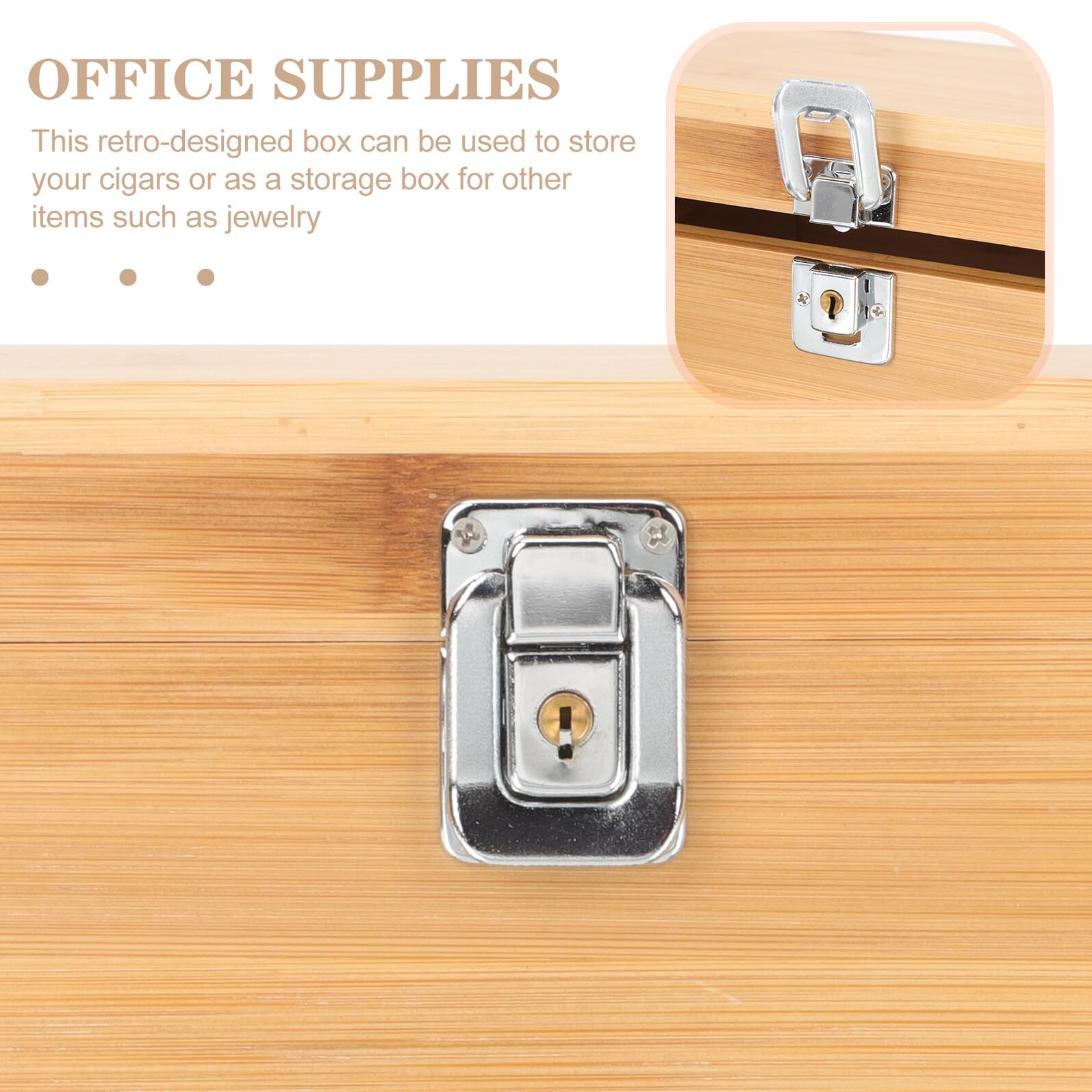 Porta Sigari Design Semplice e Moderno in Legno Resistente da Viaggio Custodia per Protezione e Trasporto per Uso Esterno e Quotidiano