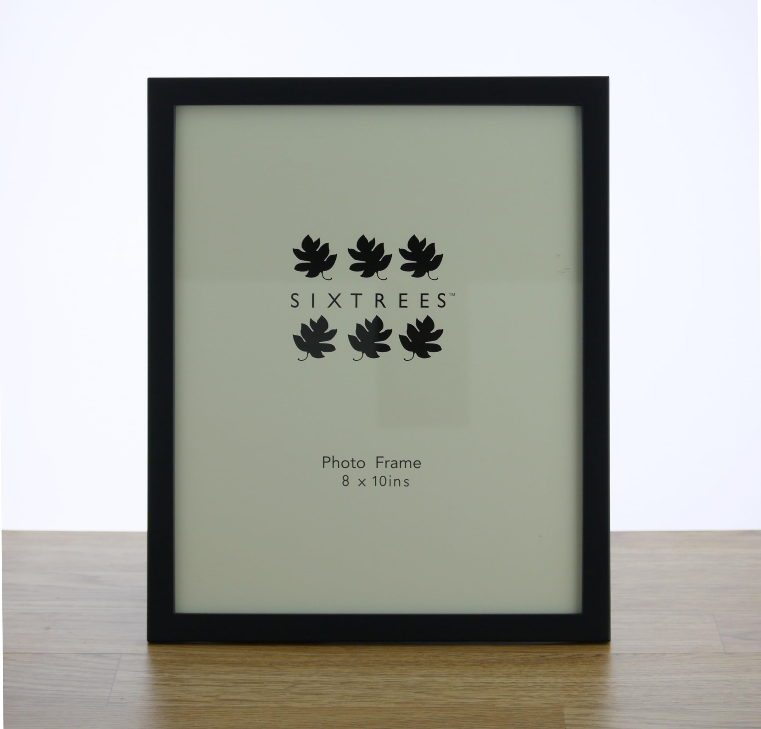 Sixtrees Elite 2-122-80 Black Metal 8 x 10 inch Photo Frame. Wide profile, satin finish - Image 2