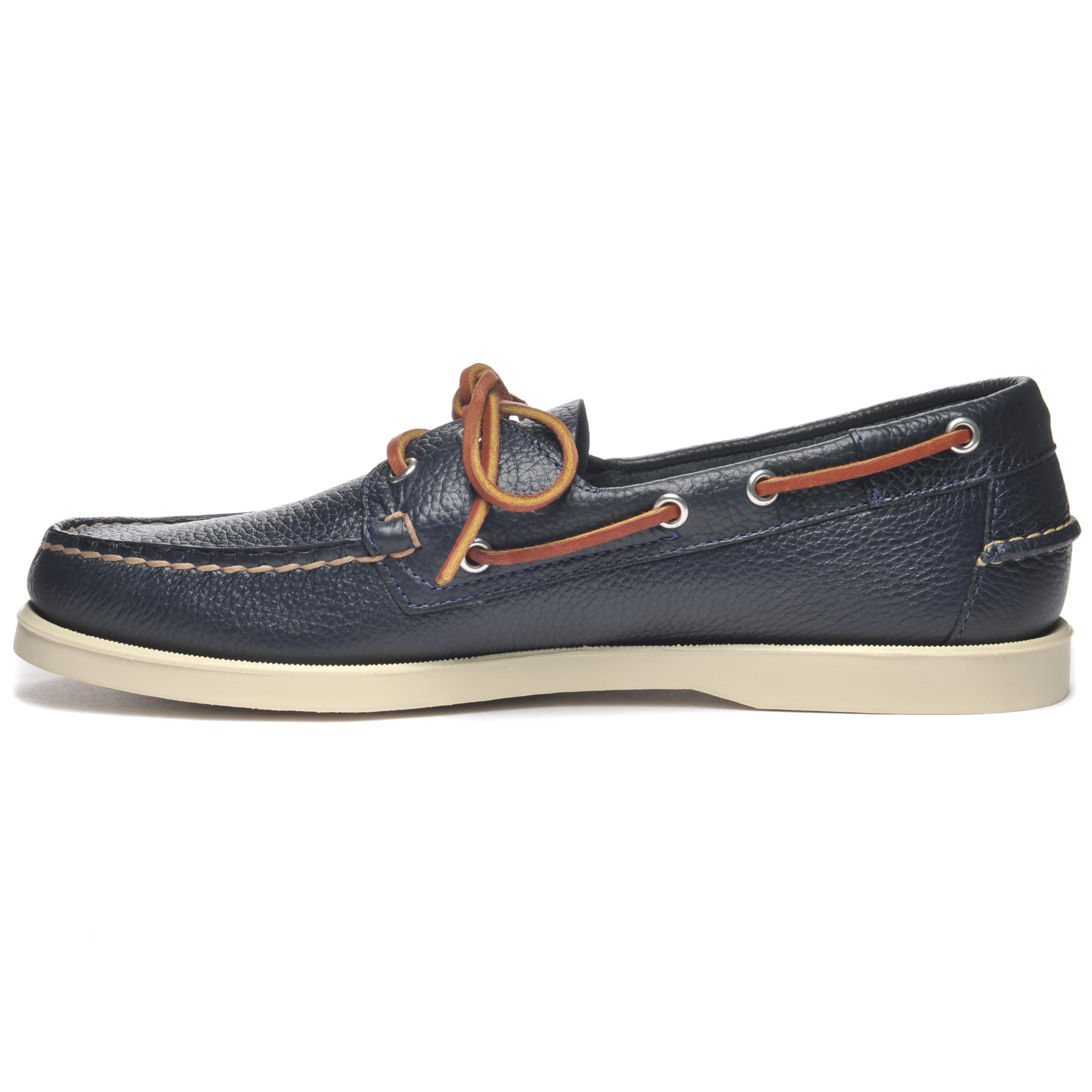 Sebago Men's Portland Martellato Boat Shoes - Handsewn Full-Grain Leather Moccasins with Non-Slip Rubber Soles