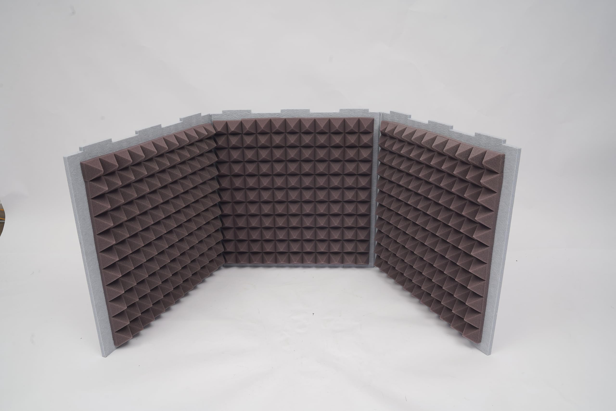 Tragbare Gesangskabine aus hochdichtem Akustikschaum Schalldichte Isolationskabine für Mikrofon Aufnahmeausstattung zur Geräuschreduzierung im Home Studio und Streaming
