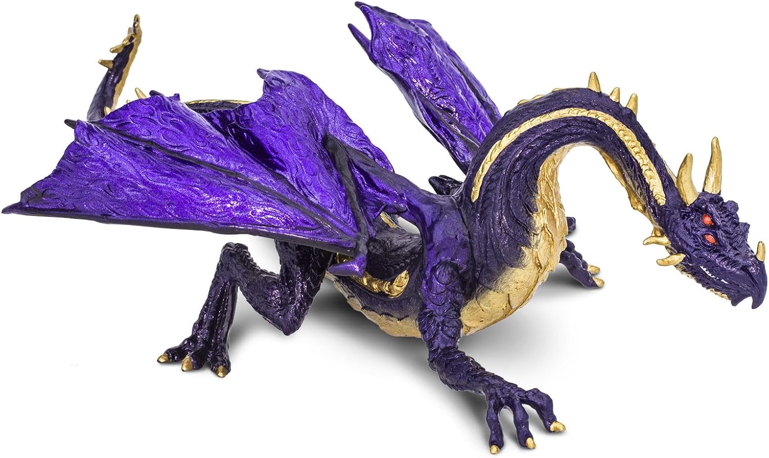 Safari Ltd. Midnight Moon Dragon Figurine - Hand-Painted, Detailed 9" Model Figure - Elusive Dark Dragon Toy for Boys, Girls & Kids Ages 4+