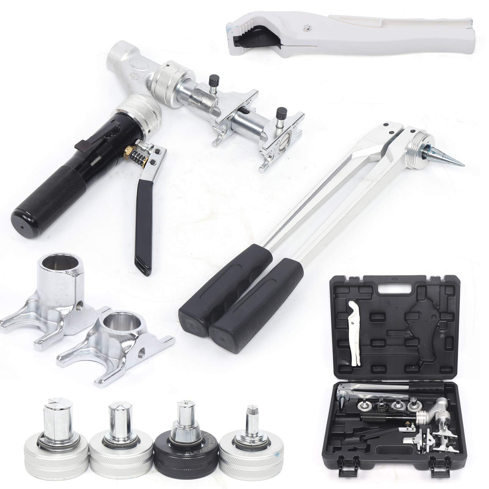DIFU Presszangenwerkzeug Manuell Schiebehülsenwerkzeug PEX Presszange Verbundrohr Kupferrohre Wartung Rohrpresszange 16-32mm für REHAU HIS 311