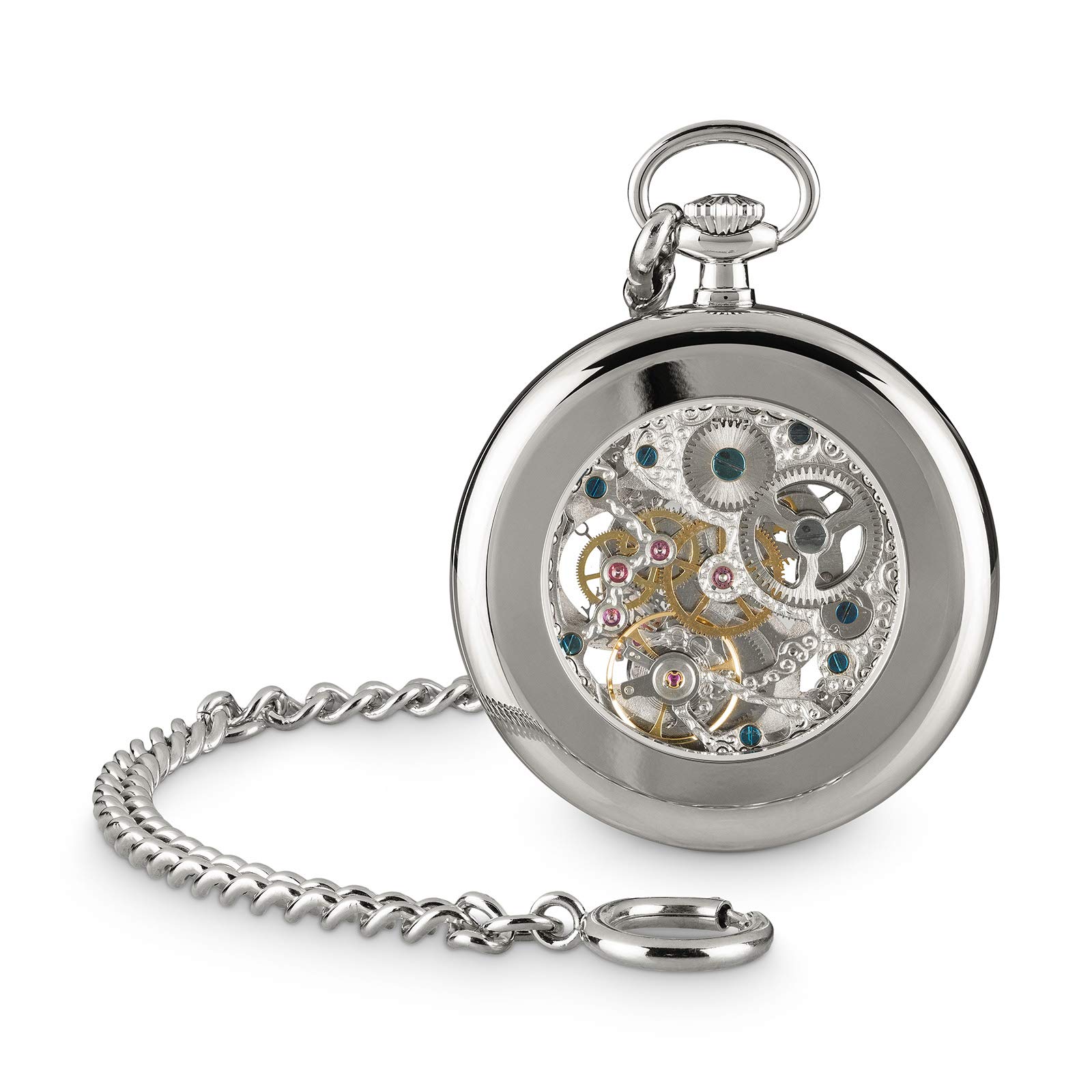 Hermann Jäckle Herren Taschenuhr Tuttlingen II Skelett 50 mm