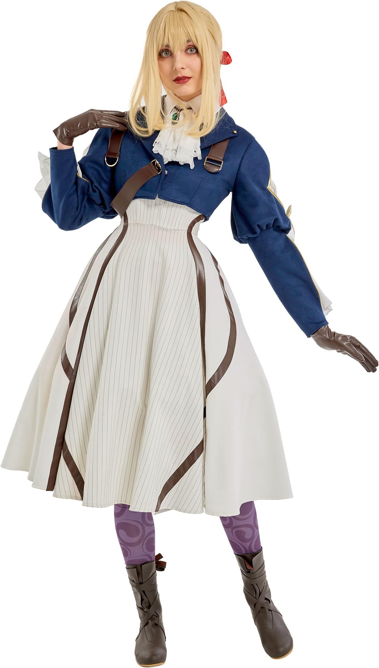 CoskidzWomen's Medieval Costume Dress Cosplay Renaissance Costume Dress Full Set Vintage
