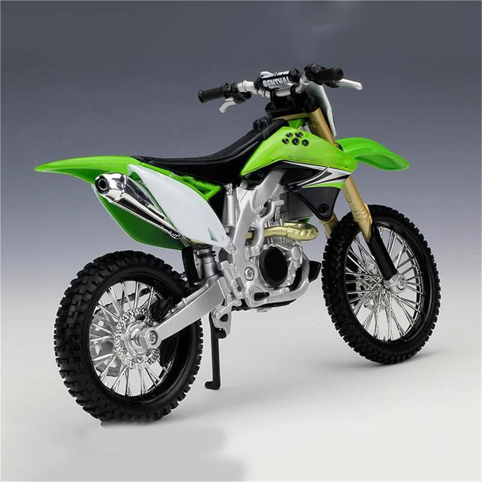 Modelo a Escala de Moto Juguetes De Simulación Carreras A Escala 1/12 para Kawasaki KX450F, Modelo Motocicleta Aleación Metal Fundido A Presión Regalo Colección En Miniatura