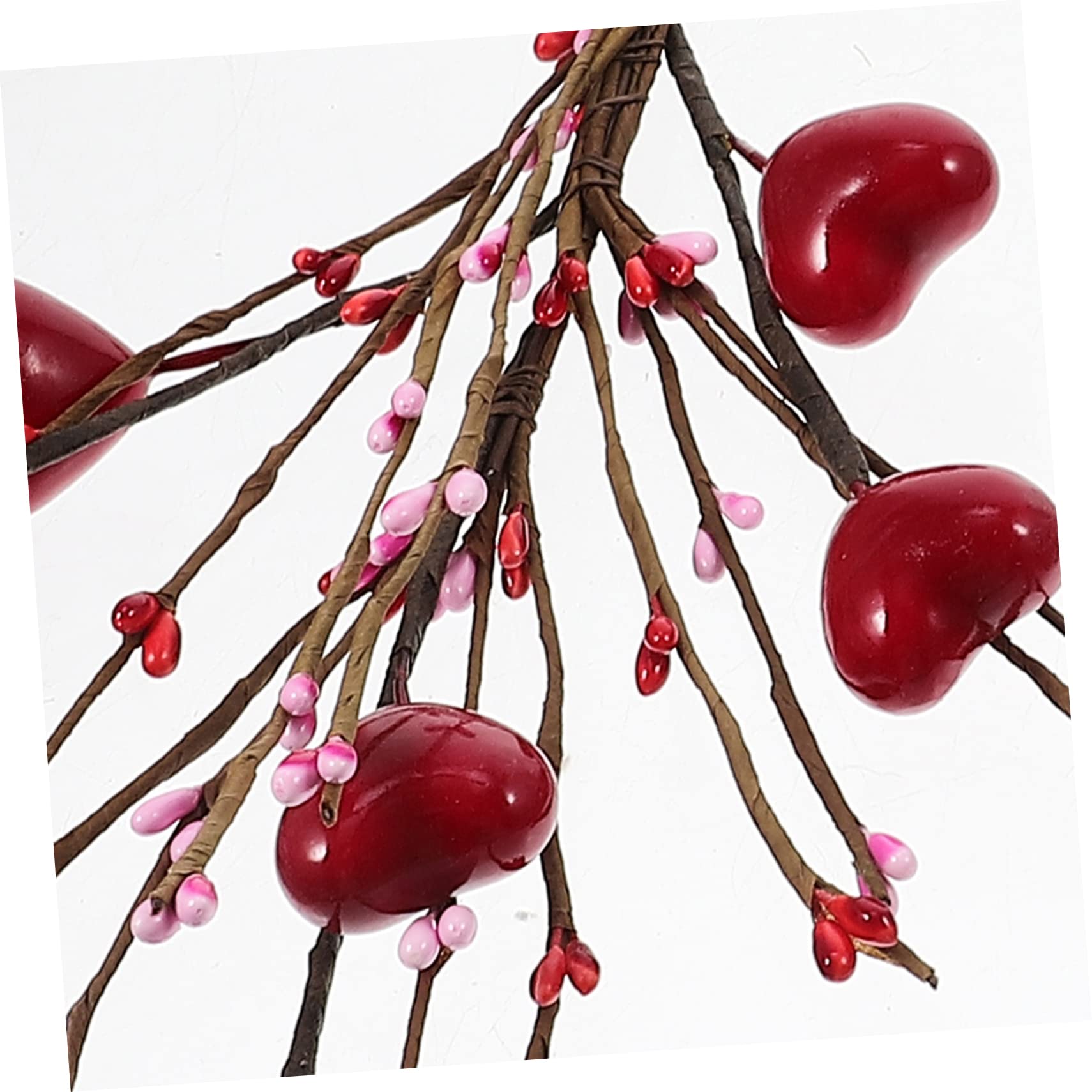 ABOOFAN Ghirlanda Artificiale 10 Pezzi Amore Talee Floreali Di San Rami Artigianali Di Fiori Plettri Per Vasi Di San Steli Di Cuori Artificiali Home Decor Ramo Schiuma Domestico