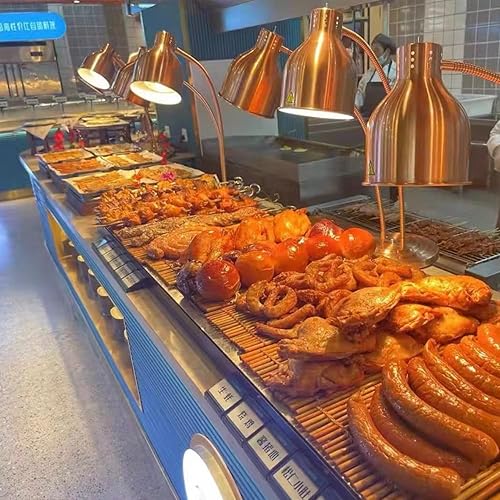 Miniatura 3 de Lámpara de calor para alimentos de mesa, calentador de alimentos infrarrojos, lámparas de calefacción portátiles para alimentos de 250 vatios (un