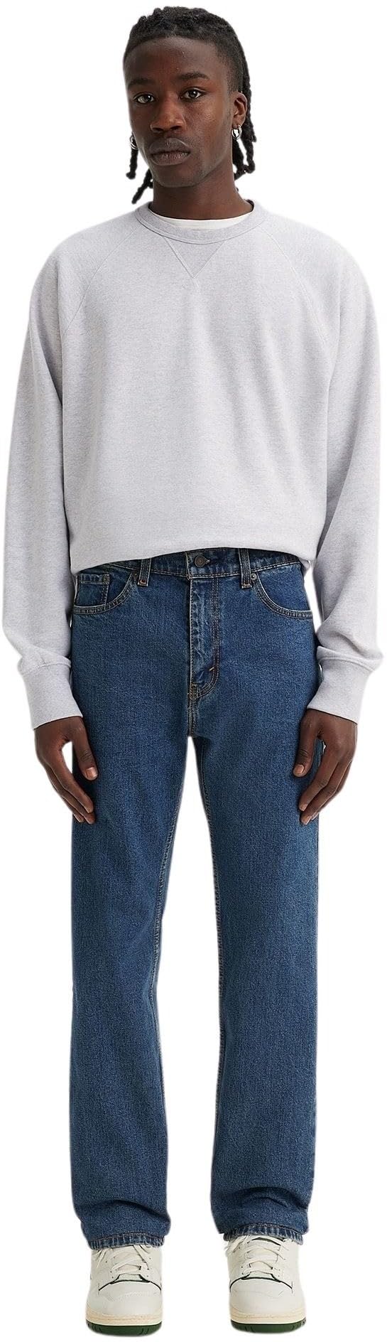 Levi's Men's 505 Regular Fit Jeans, Stonewash Stretch, 30W / 30L