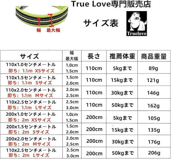 cocomall 日本授権店 TRUE LOVE専門販売店 犬 犬用リード 小型、中型、大型犬用リード 訓練リード ロングリード ペット用品 ハーネス 3M反射材料 ナイロン製 通気性 調節可能 メッシュペット(1.1m XS,ブラウン) - 2