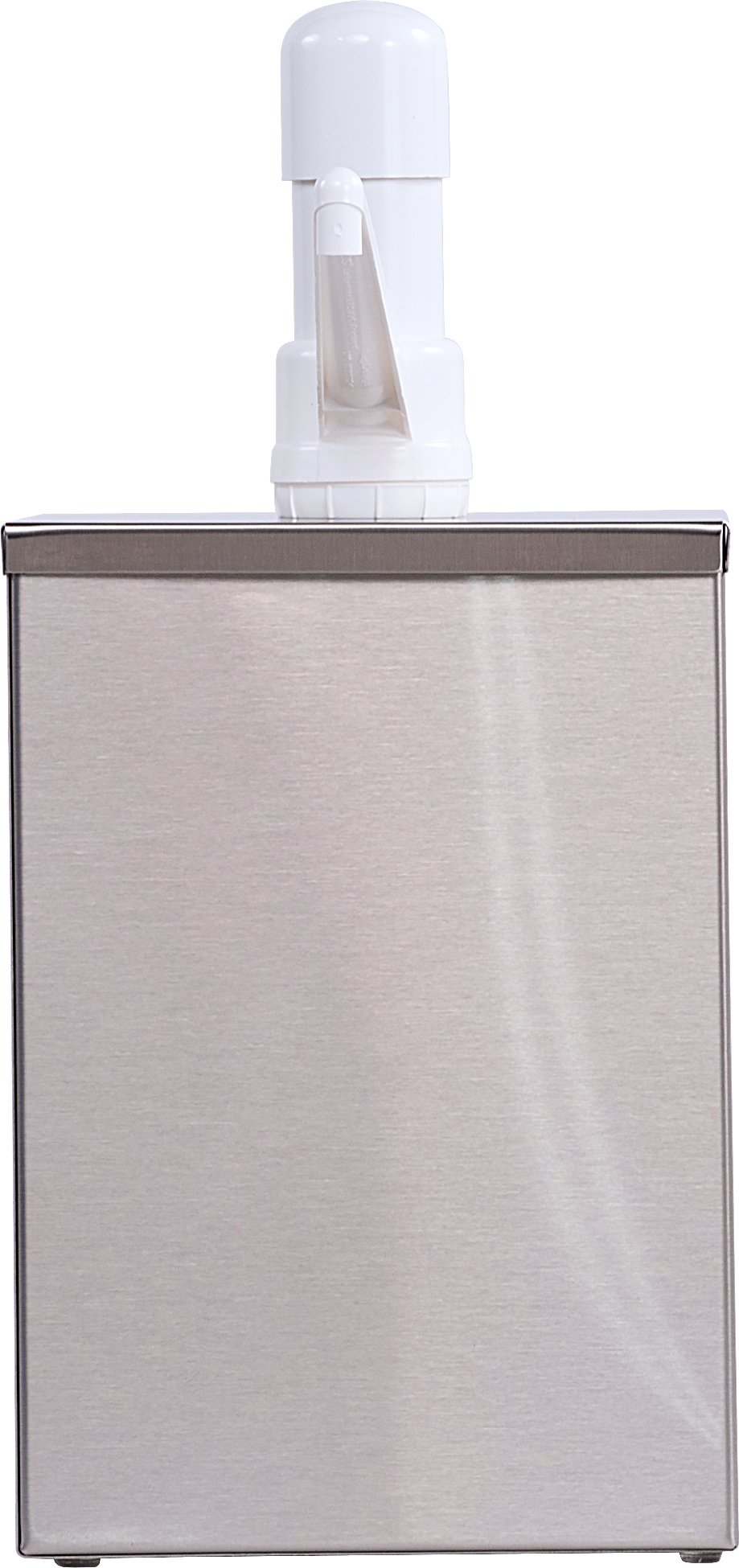 Carlisle FoodService Products 38601 Stainless Steel 18-8 High Volume Condiment Pump with Fixed Nozzle Pump, 7-1/4