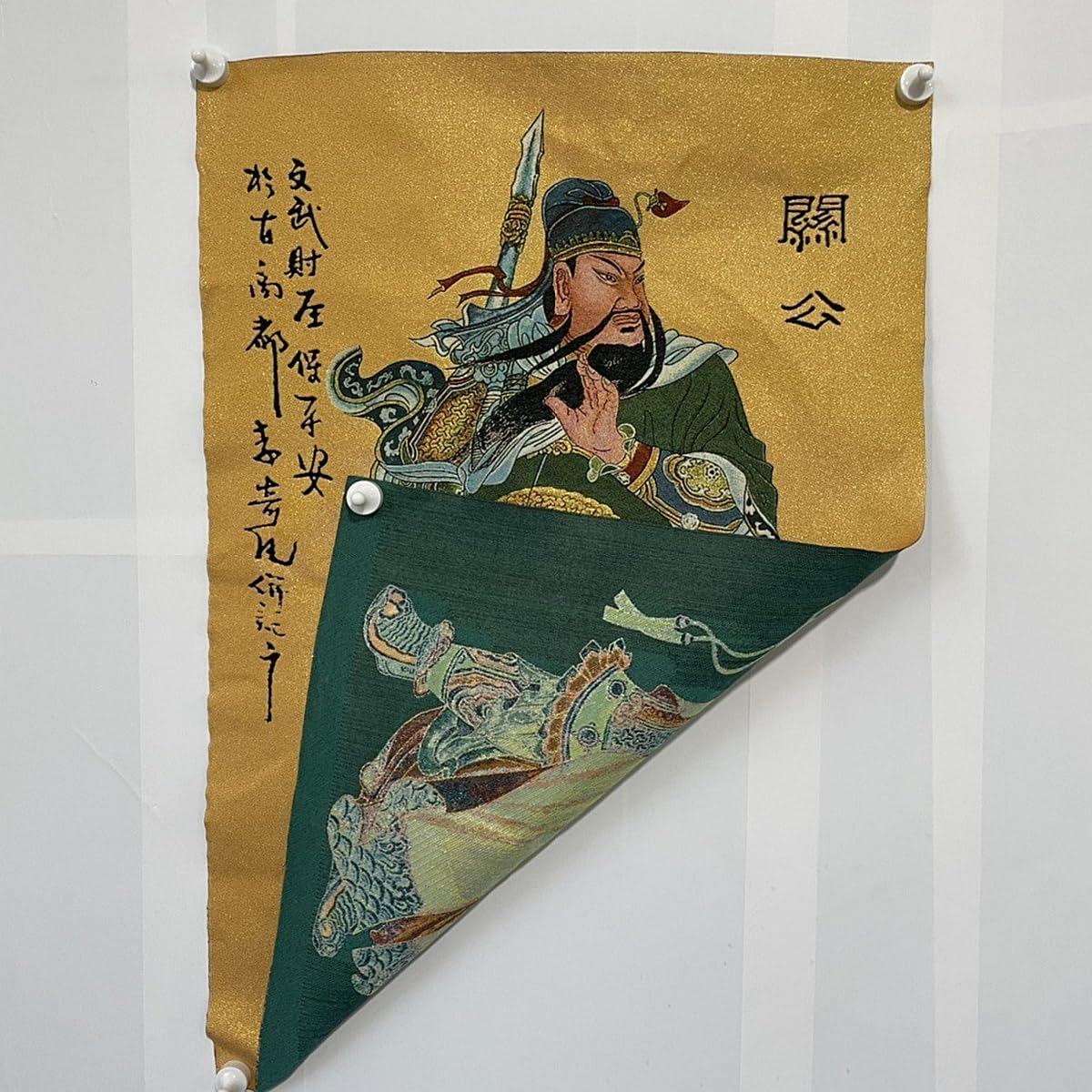 Amazon.co.jp: 風水 タペストリー 壁掛け 刺繍 絵 インテリア 装飾