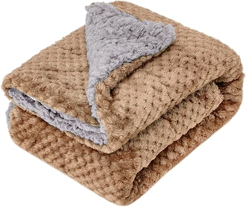 Miniatura 30 de Manta o manta mullida para bebé niña o niño, suave cálido y acogedor polar coral para bebé, bebé o recién nacido, manta de recepción para cuna