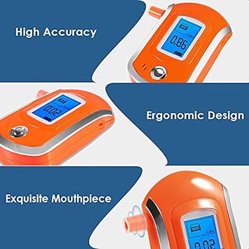 Portable Tester DigitalDisplay Screens BreathAlyzer Drunk Driving Analyer Personal Breath Allizer