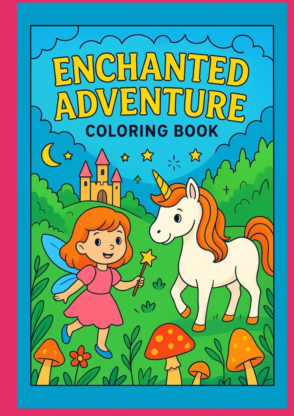 Enchanted Adventure colouring book