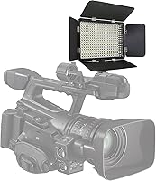 Vista 3 de Kit de luz Vidpro LED-330 para foto y video - Luz LED de panel para cámara - Luz ajustable y regulable se adapta a cámaras, videocámaras y DLSR