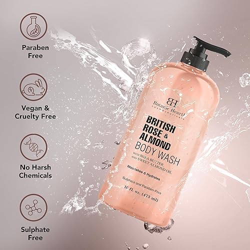 Miniatura 6 de BOTANIC HEARTH Lavado corporal de lavanda con aceite de menta para mujeres y hombres y gel de ducha combate el acné alivia el eccema y la piel seca