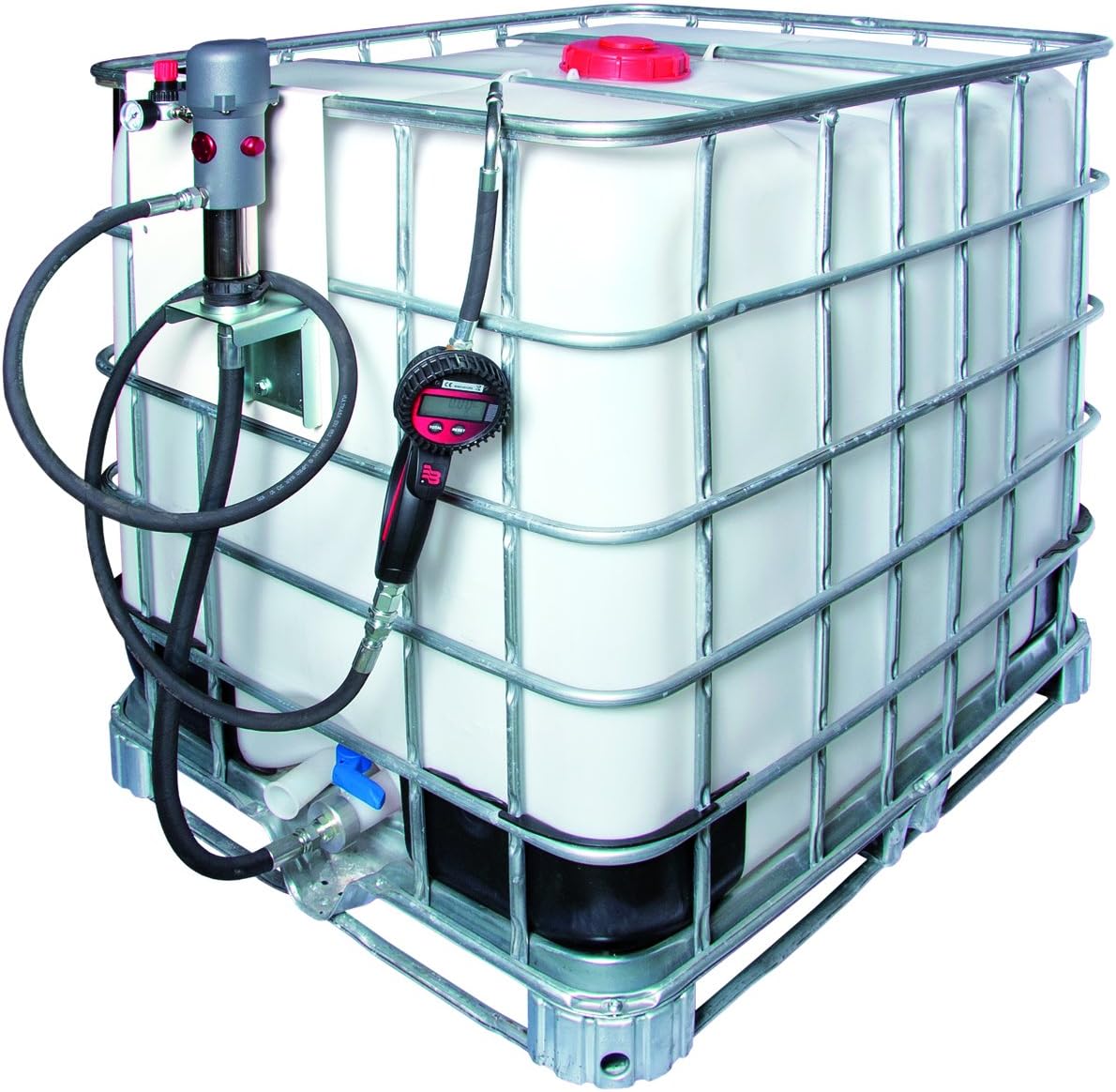 equipment for direct oil dispensing from IBC. Pum RDC5 ratio 5:1 Digital counter gun Hose 6m