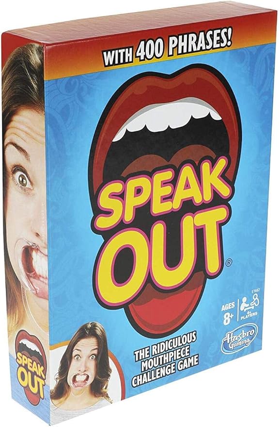Hasbro Gaming Speak Out Game Mouthpiece Challenge, 400