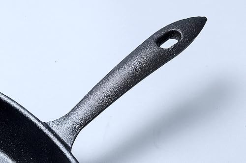 Miniatura 14 de Hierro fundido, sartén pre-sazonada con mango de silicona (10 pulgadas)