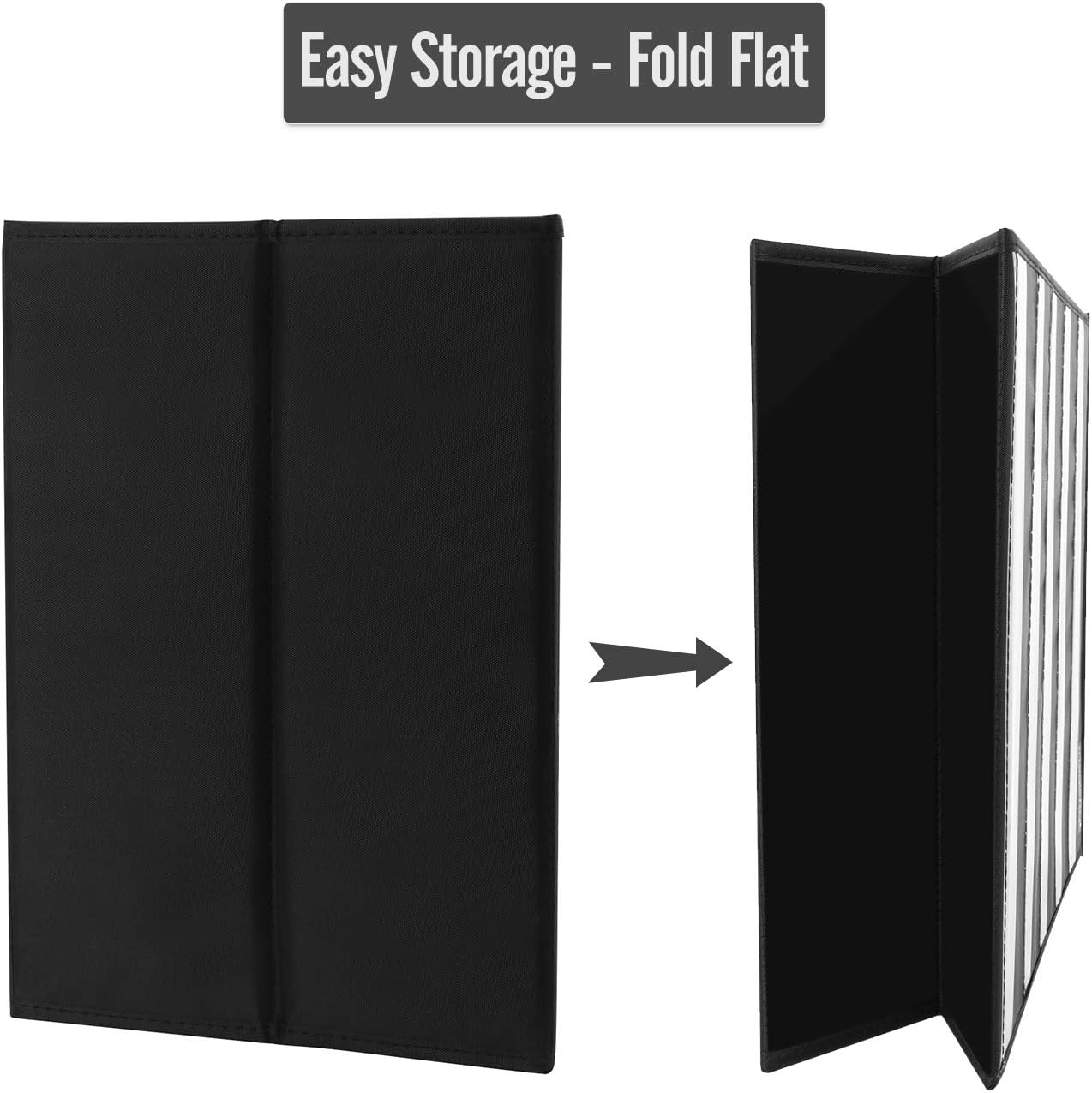 Maigicfly Tabletop Pocket Chart, Double Sided & Self-Standing Desktop Pocket Chart with Bonus 20 Dry Erase Cards for Small Group Usage