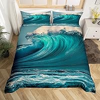 Vista 13 de Erosebridal Juego de funda de edredón náutica, tamaño Queen, diseño retro de velero, para niños, adolescentes, niños, funda de edredón con temática