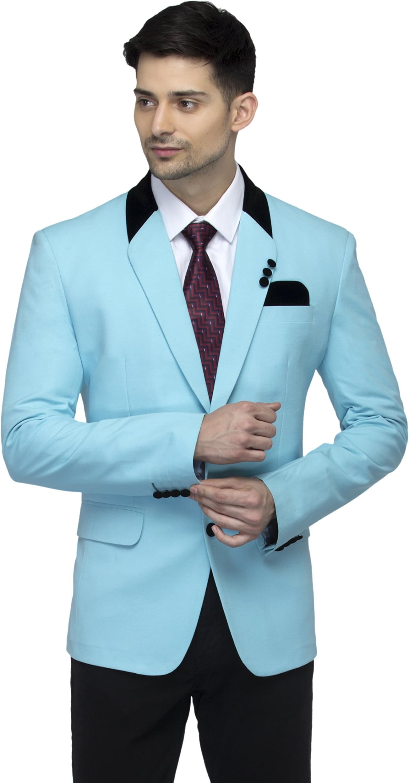 FAVOROSKIMen's Formal Full Sleeve Slim Fit SHIRT-NL-DOFB02