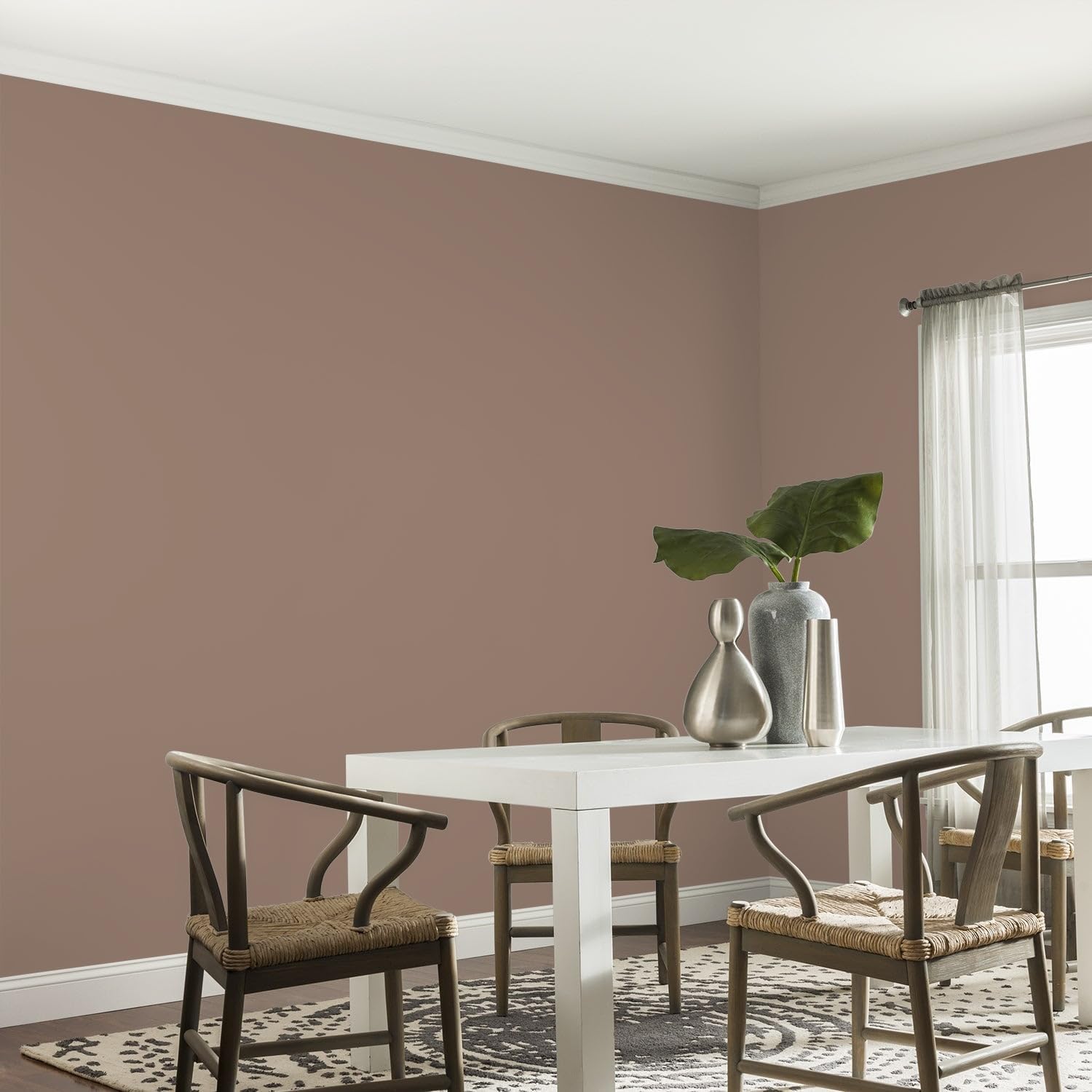 Glidden Interior Paint + Primer: Brown/Peppered Pecan, One Coat, Eggshell, 1-Gallon