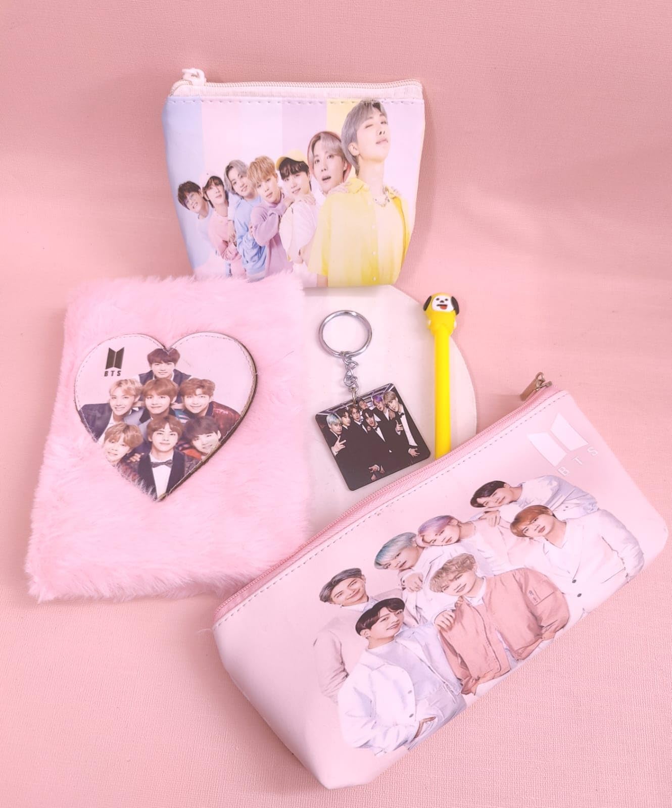 AMANVANI Stationery Set for Girls BTS Stationery Pencil Pouch School Stationery Set BTS Return Gift Set for Girls BTS Stationery Combo for Girls for Birthday Return Gift 5pcs Diwali Gift (B0CKRQ9BCN) Amazon Price History, Amazon Price Tracker