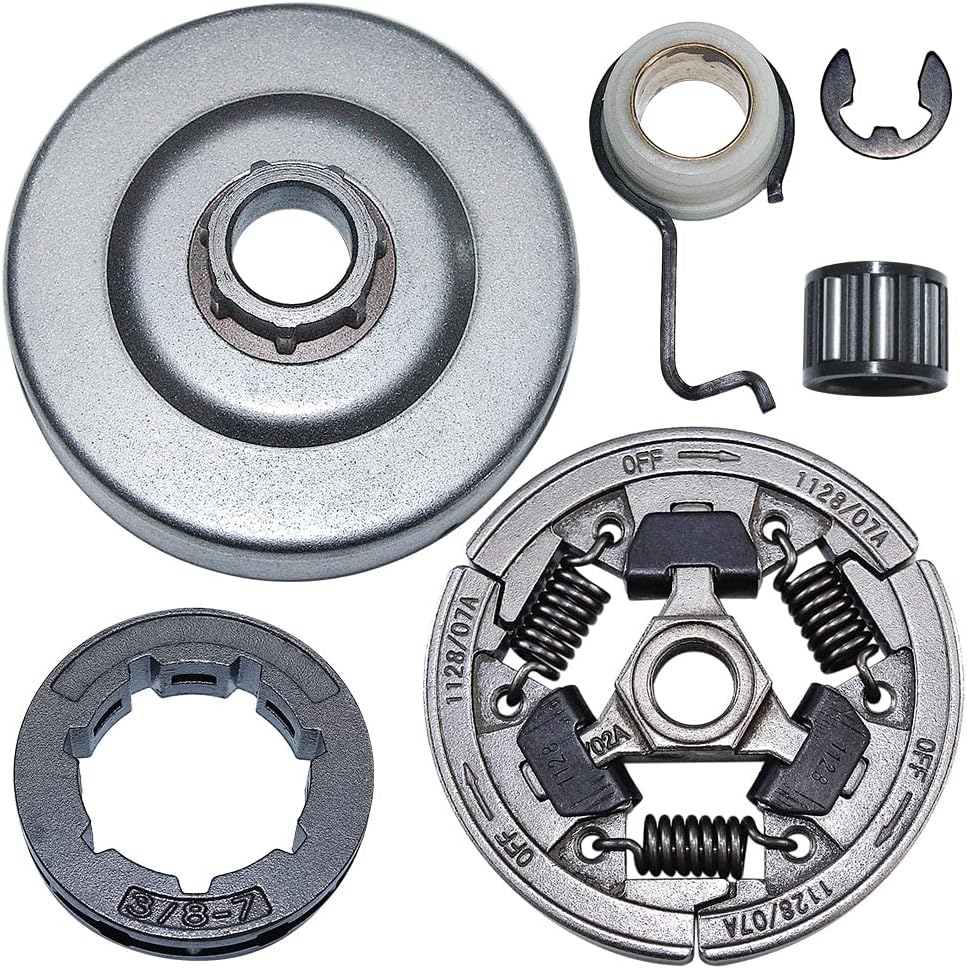 AUMEL Clutch Drum Sprocket Rim Worm Gear Kit for Stihl MS361 Chainsaw 11280071000 11351602050