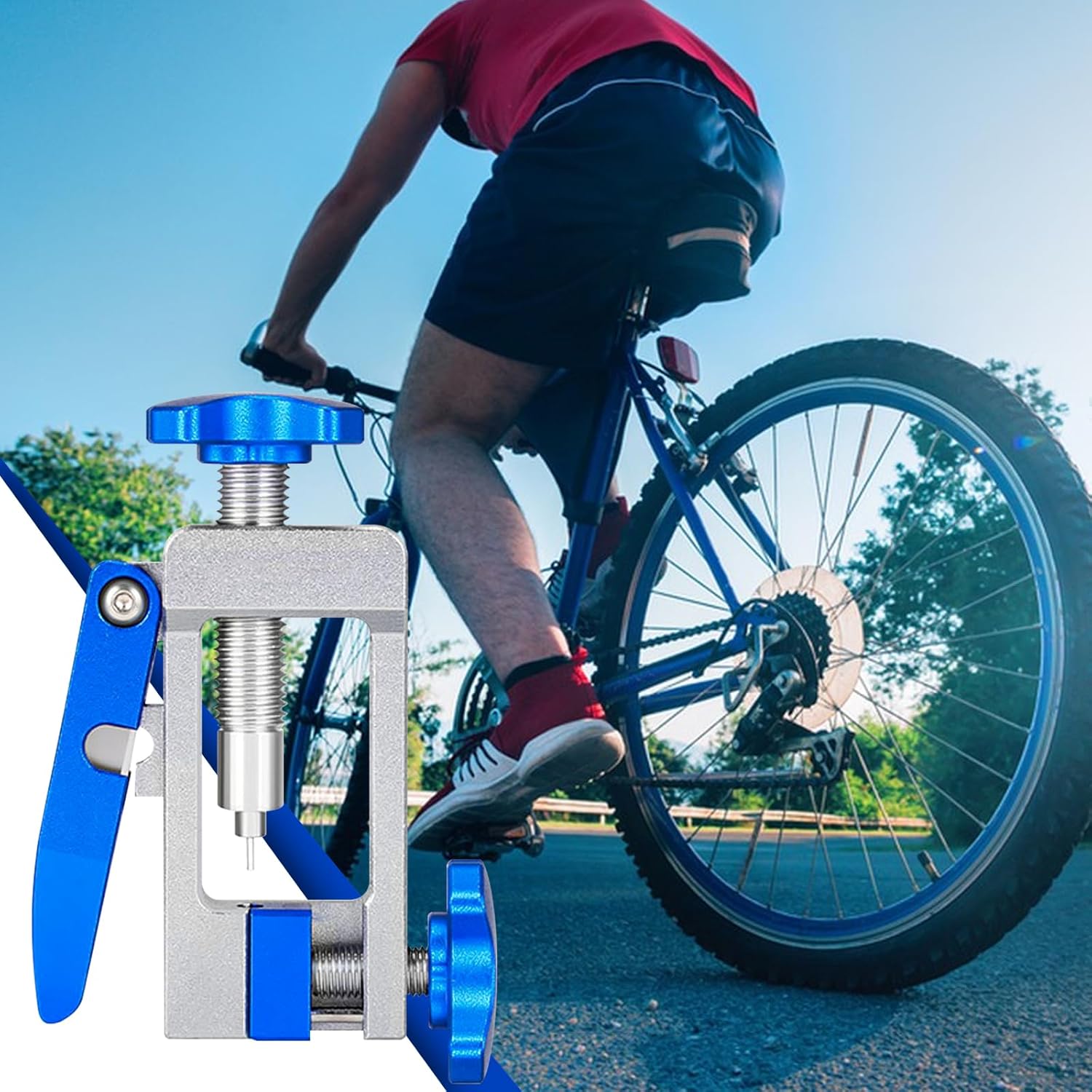 Bike Hydraulic Brake Tool Kit, Hydraulic Brake Hose Cutter 2 in 1 Bicycle Hydraulic Line Cutter Bike Brake Hydraulic Hose Fitting Insert Tool Barb Olive Tool Disc Brake Tool Kit for Bicycle