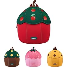 NOHOO Cherry Backpack for Cute Girls Waterproof School Bag 9 inch