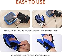 Vista 8 de Finger Rehabilitation Robot Gloves, Hand Dysfunction Training Device, Training Time/Intensity Adjustable, for Hand Stroke Hemiplegia Arthritis