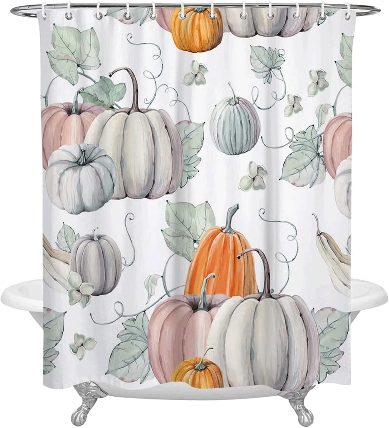 Shower Curtain Liner – Thanksgiving Design Shower Curtain Home Bathroom Decor Shower Curtain Shower Curtain (Size : 91X183cm) (OneColor 91X183cm)
