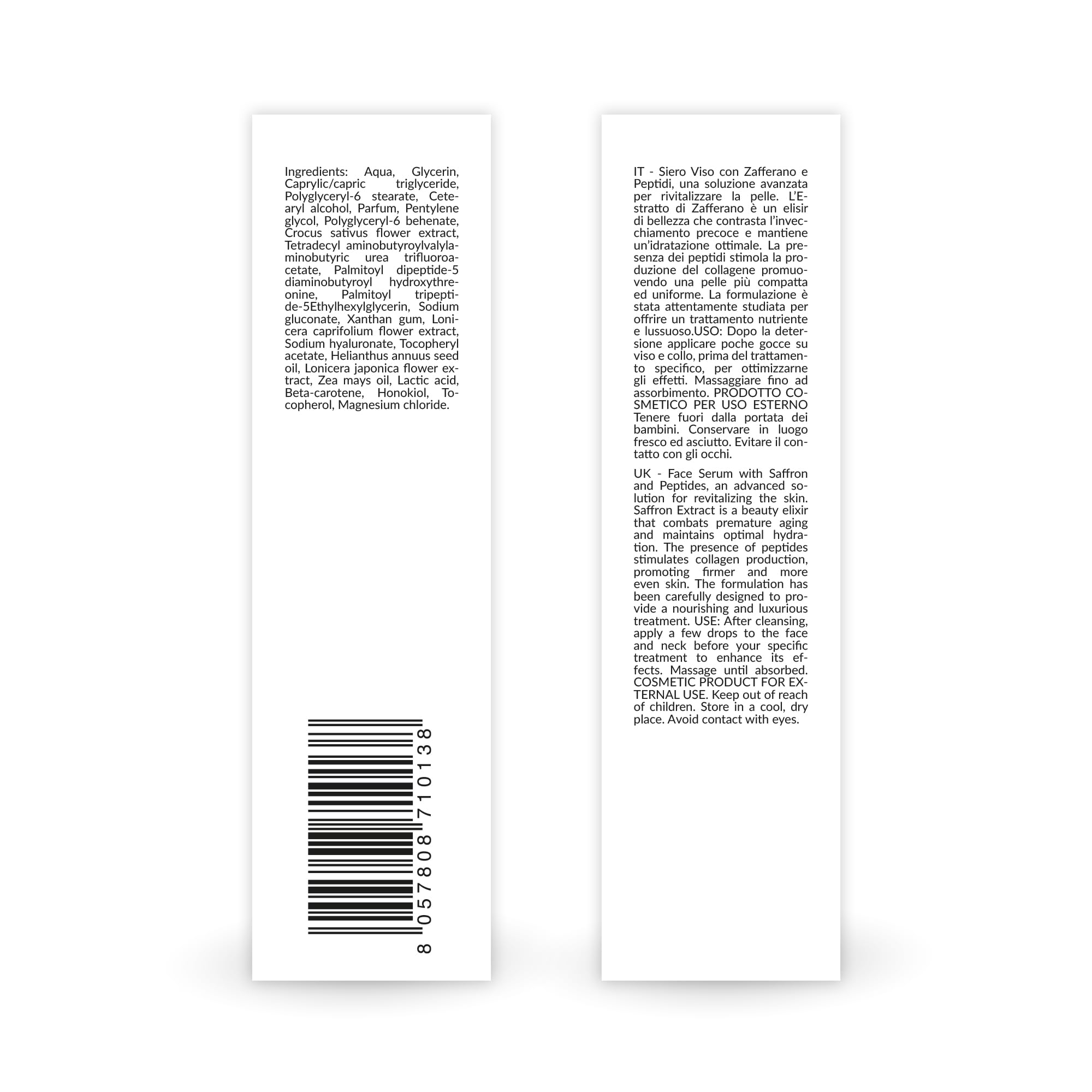 Wikirose Cosmetics szafran odżywcze serum do twarzy, 30 ml