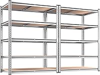 Vista 15 de REIBII Estantes de almacenamiento de 2020 libras, estantería de garaje de 5 niveles, resistente, estantería de metal ajustable, estantes de garaje