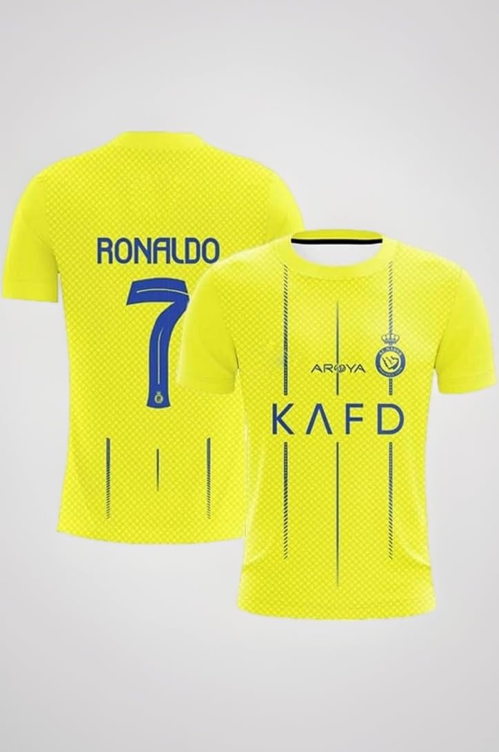 Ronaldo Jersey for Boys and Mens 2025/26 (CR7 Fans Jersey Special Version)(9-10Years,Multicolor-14)