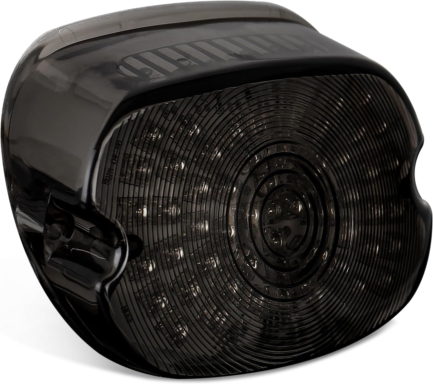 Smoked LED Tail Light, Low Profile Motorcycle Rear Brake Turn Signal Light Compatible with Harley Davidson Sportster 883 1200, Dyna, Road King, Electra Glide, Heritage, Street Bob, Touring