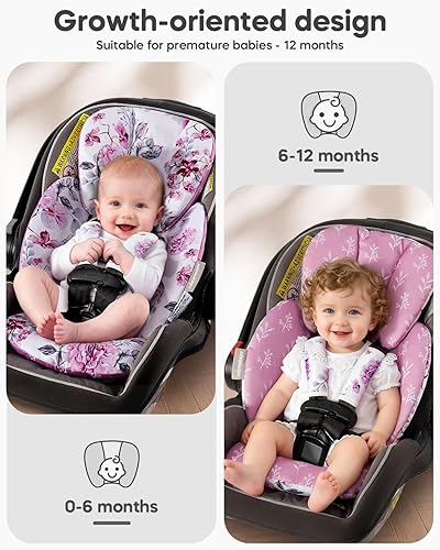 Miniatura 2 de Inserto de asiento de automóvil para recién nacido, inserto para recién nacido, recién nacido, asiento de automóvil recién nacido, soporte de cuerpo