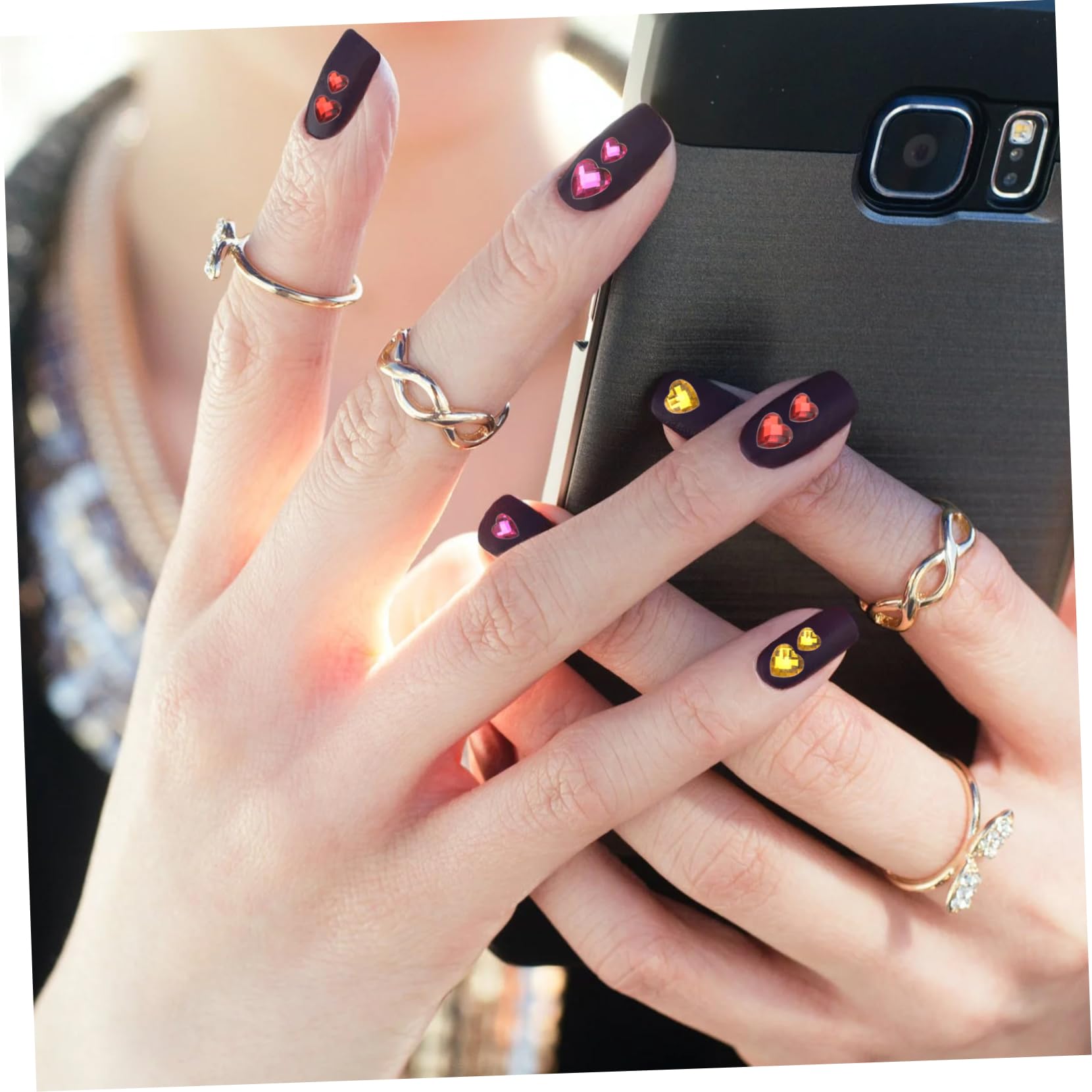 Mipcase 3sets Ciondoli Per Unghie Di Decorazioni Per Nail Art Fai Da Te Per Manicure Professionale e Domestica