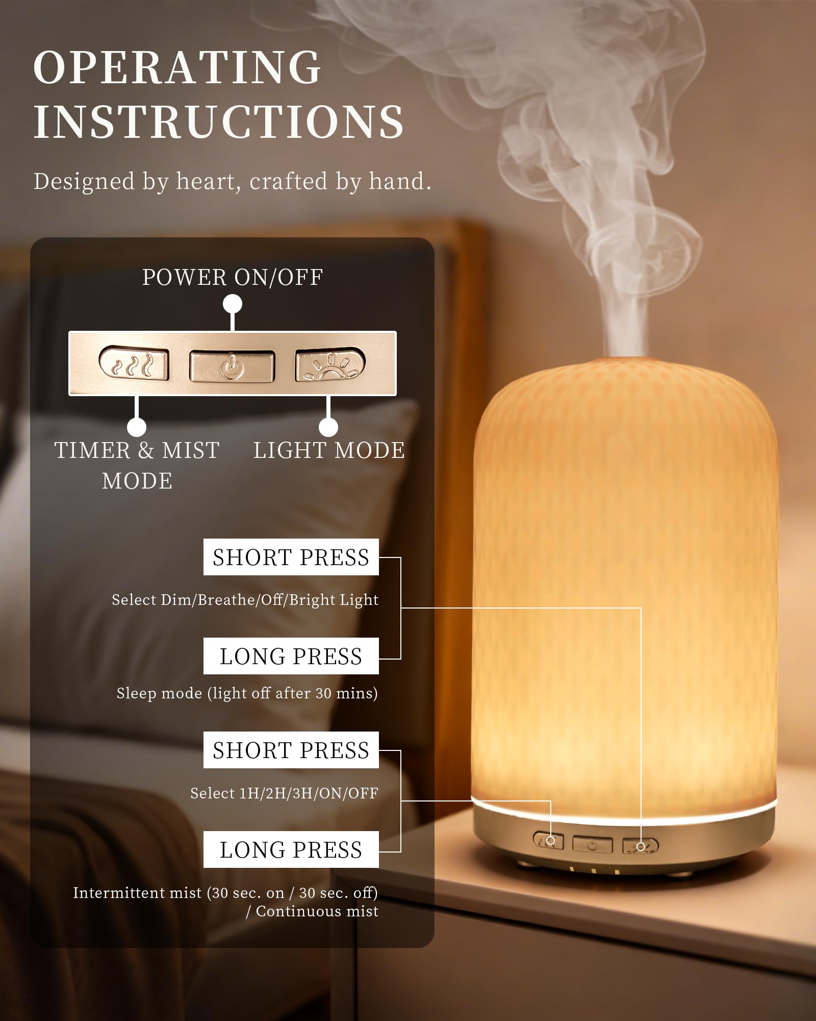 Ceramiczny dyfuzor, dyfuzory olejków eterycznych, duży pokój, dyfuzory olejków eterycznych z kablem USB, ciepłe światło otoczenia, dyfuzor aromaterapii, dekoracja domu, wybór