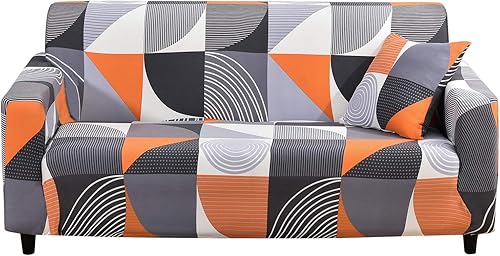 Miniatura 9 de MIFXIN Funda elástica para sofá de 1 plaza, de elastano elástico, protector de muebles para niños, perros, gatos, mascotas, decoración del hogar