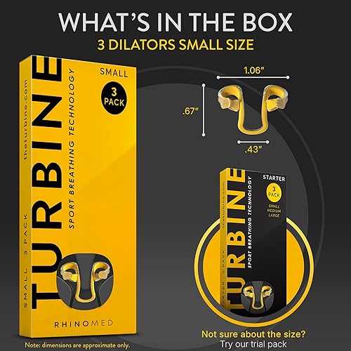 Miniatura 4 de Rhinomed Dilatador nasal de turbina para respiración atlética mejora el flujo de aire durante el ejercicio