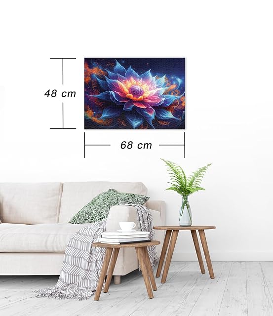 Foto 4 de 7 de Ulmer Puzzleschmiede - Puzzle de 1000 piezas "Lotus Nova" - la fantástica flor de loto en el universo