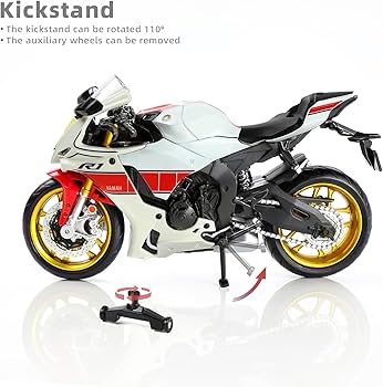 kon様 Amazon.com: Risopen 1:12 Motorcycle Model Toy for Yamaha YZF-R1