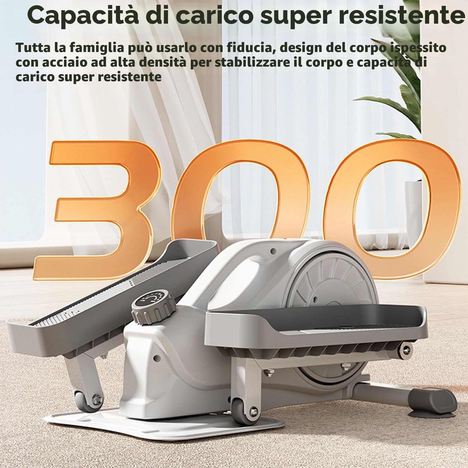 Ellipse Leg Exerciser per Anziani e Adulti, pedaliera elettrica con 16 velocità Regolabili, Stepper per Esercizi di Salute e Fitness